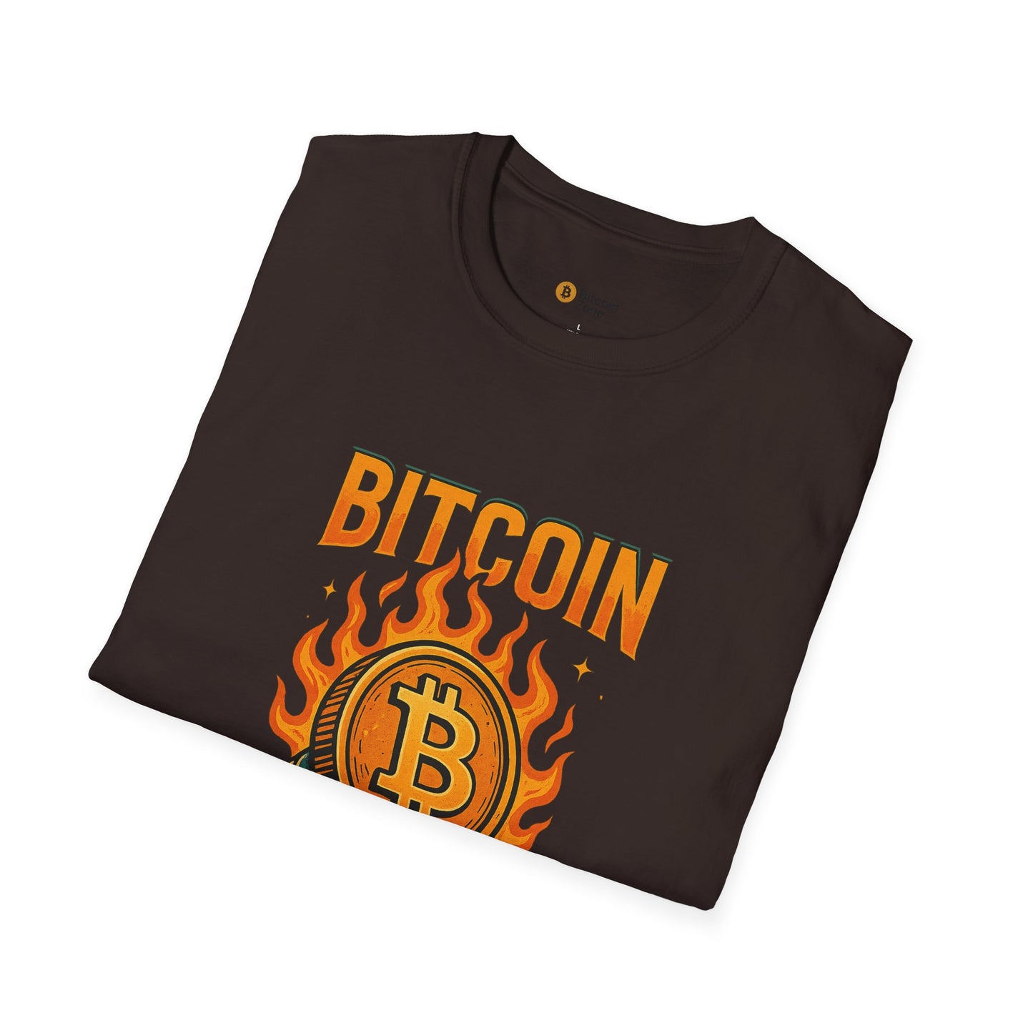 Bitcoin Flame Graphic Tee